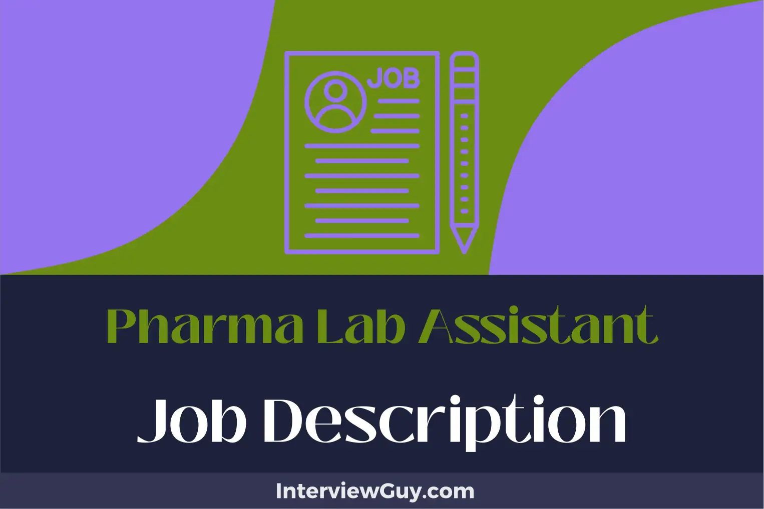 pharma lab assistant job description