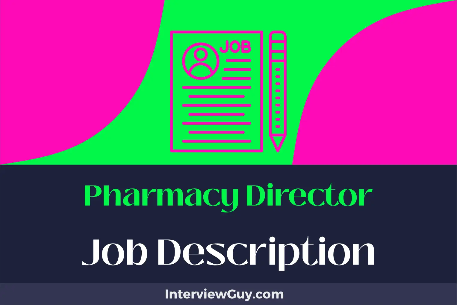 pharmacy director job description