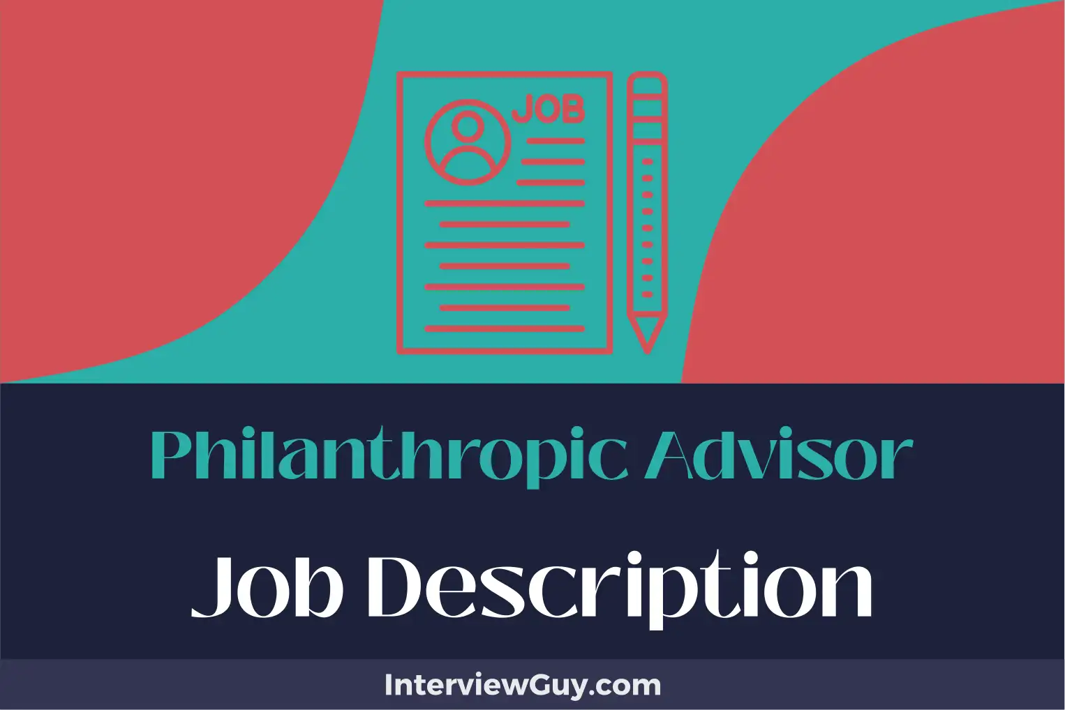 philanthropic advisor job description