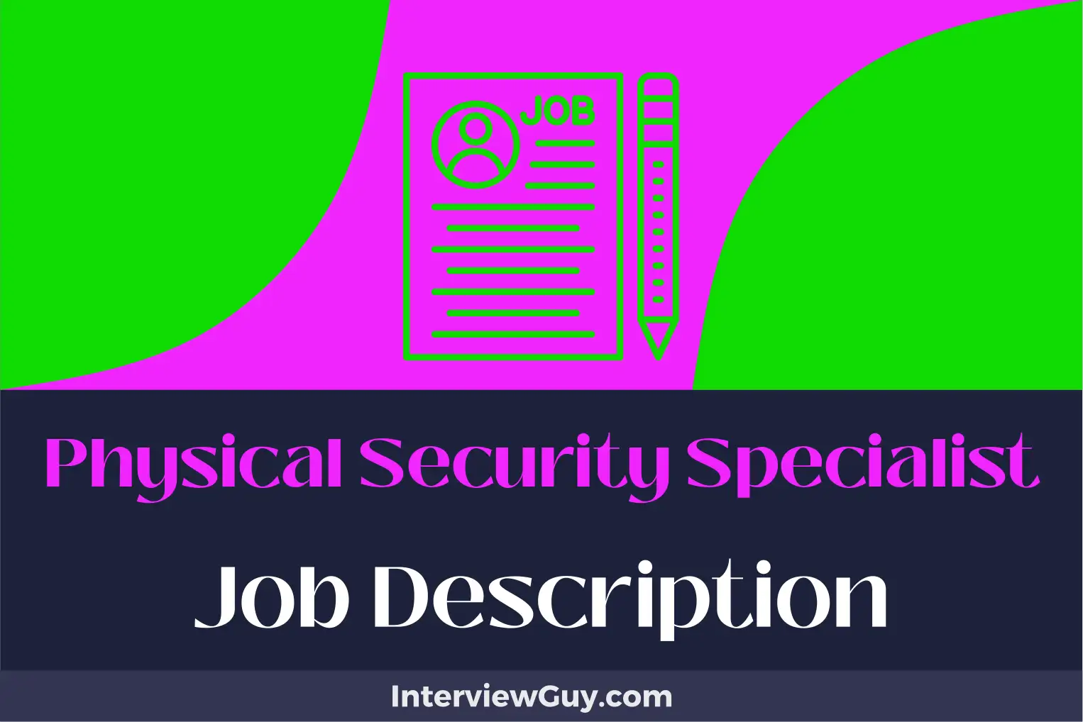 physical security specialist job description