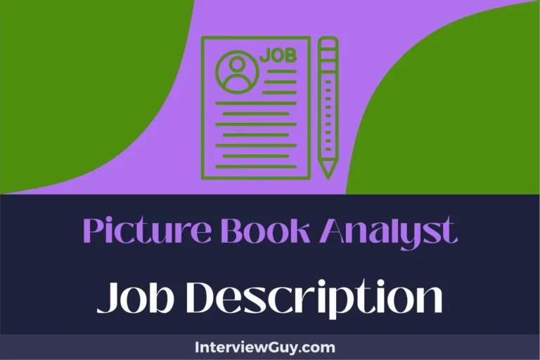 picture book analyst job description