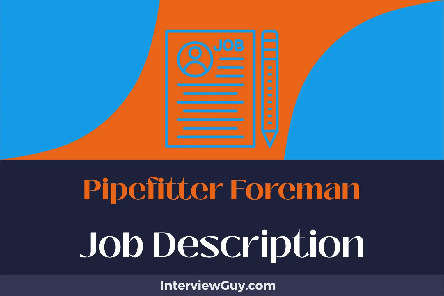 pipefitter foreman job description