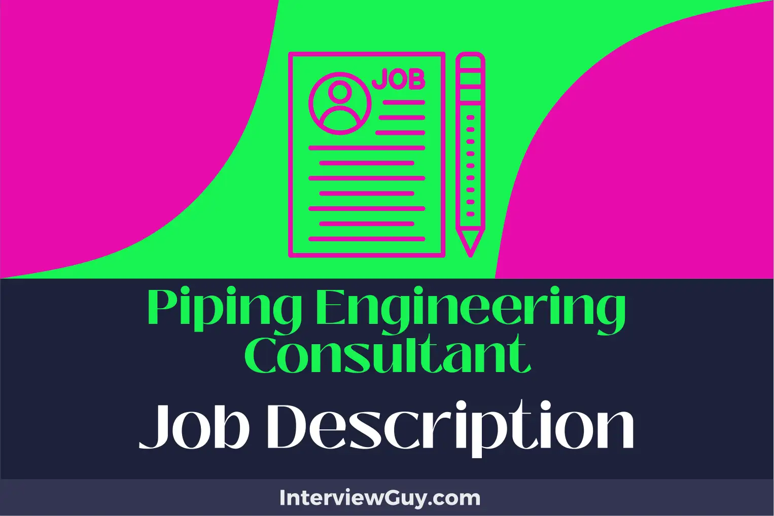 piping engineering consultant job description