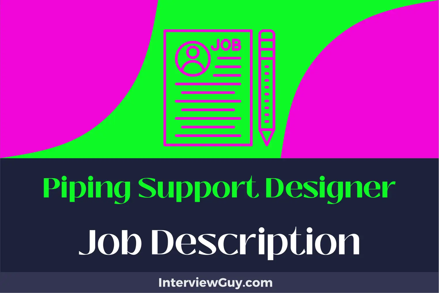piping support designer job description
