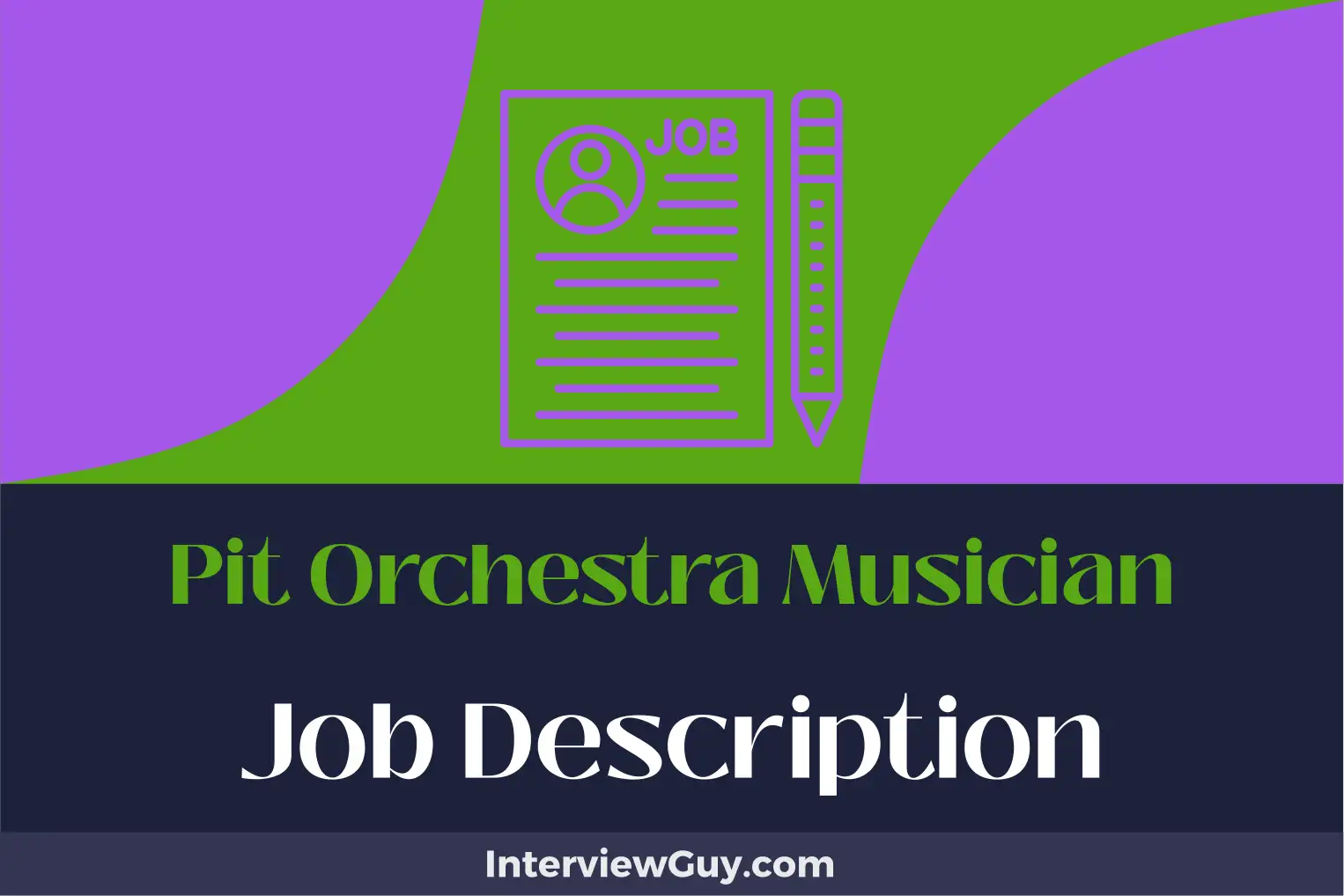 pit orchestra musician job description