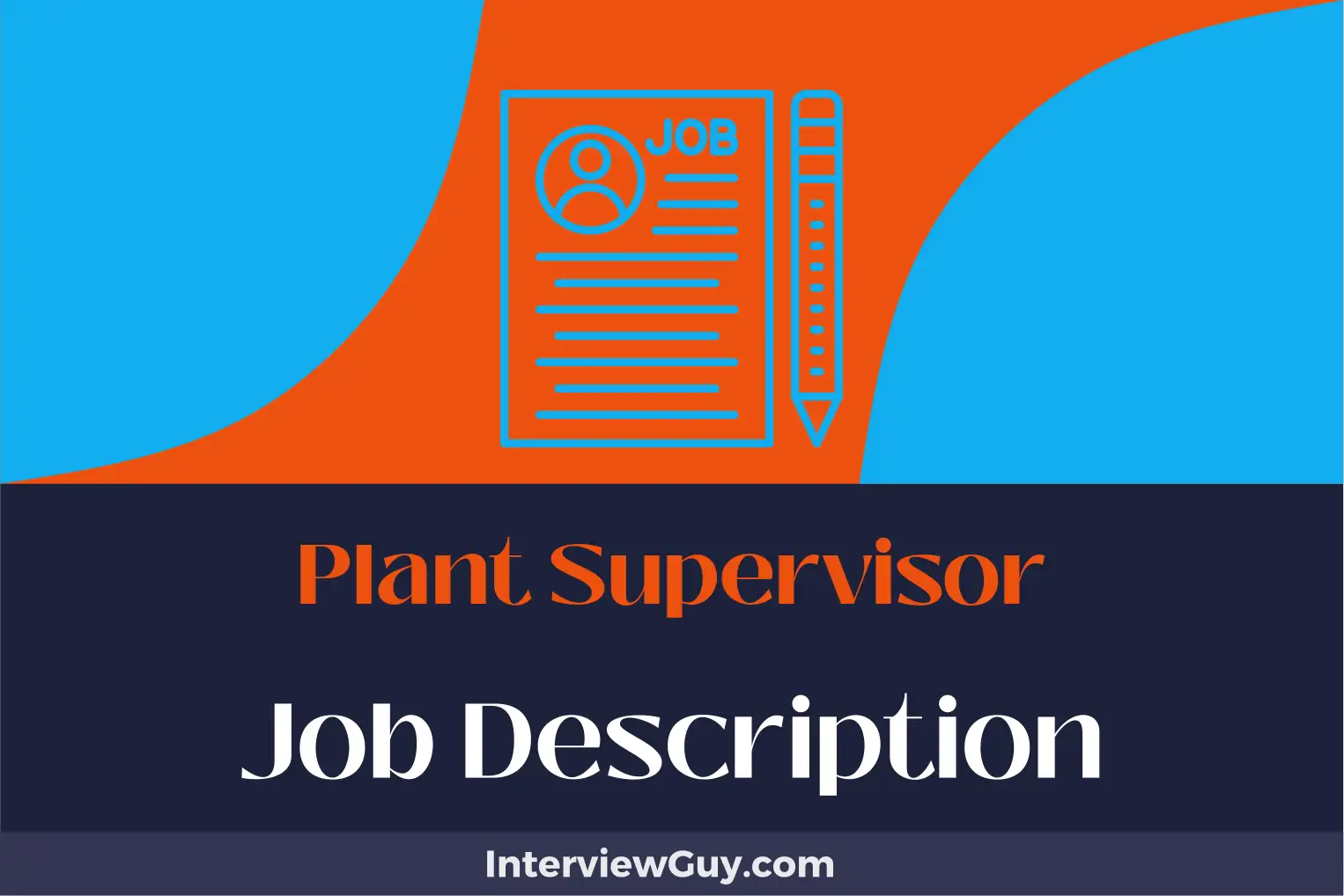 plant supervisor job description