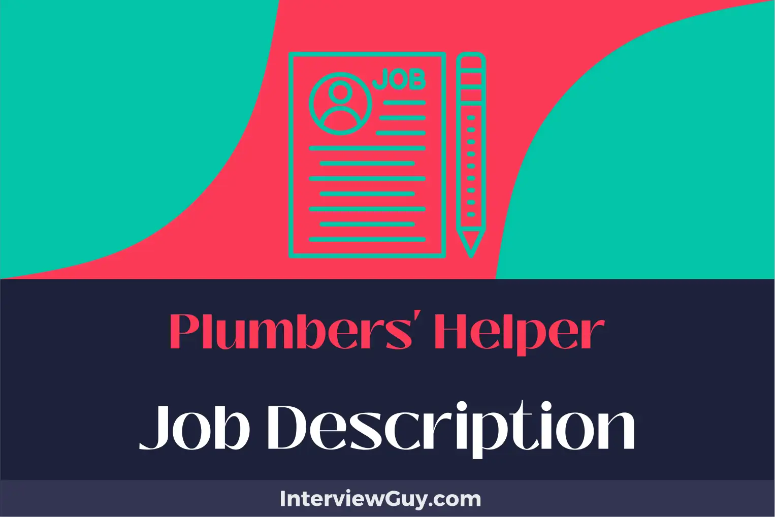 plumbers' helper job description