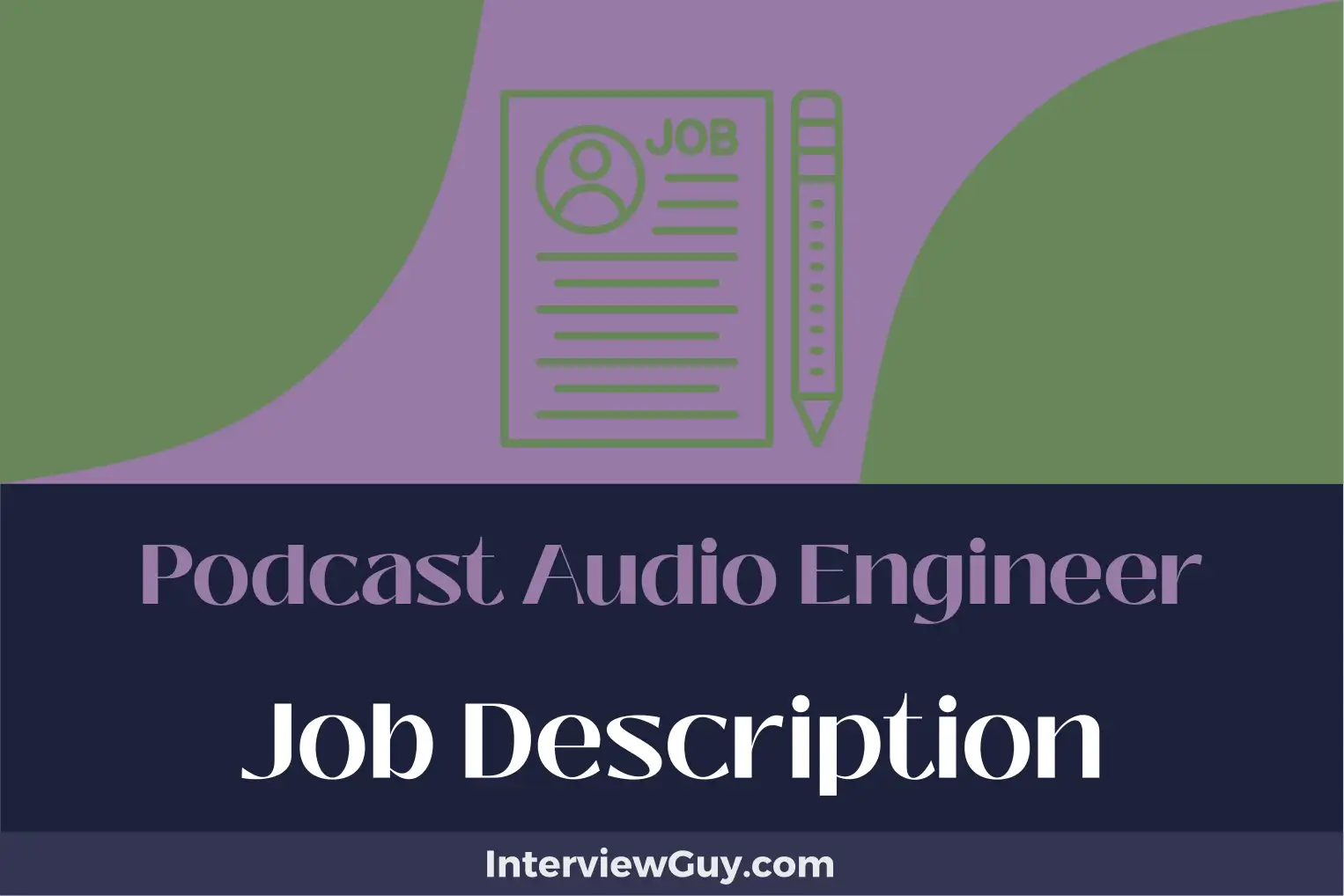 podcast audio engineer job description