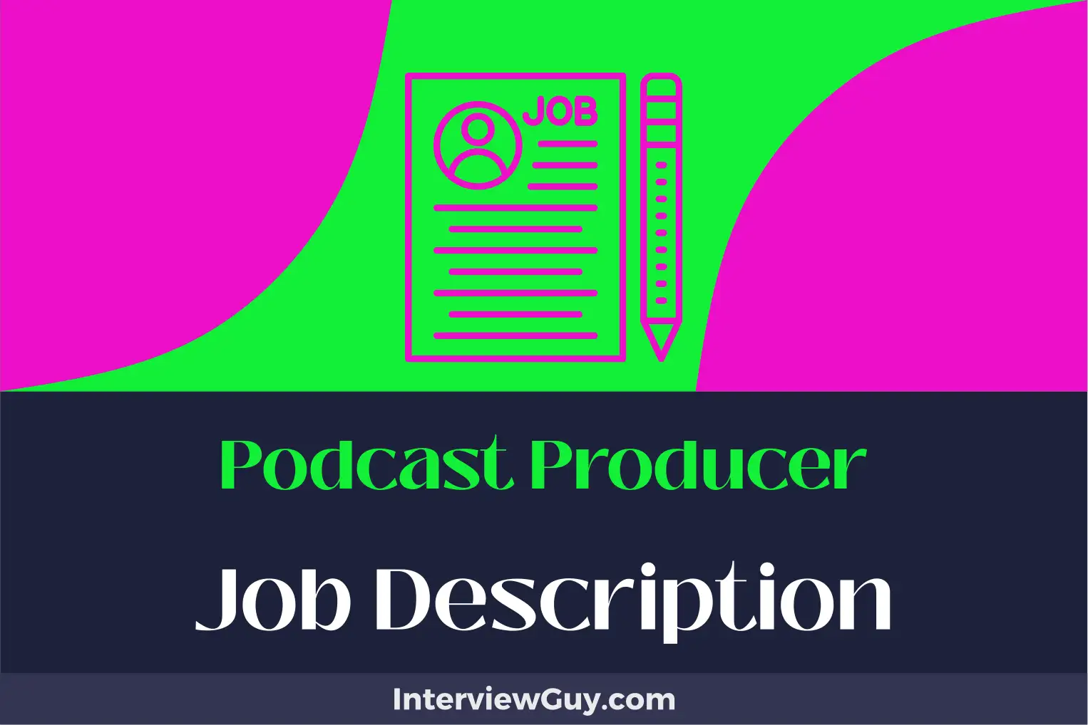 podcast producer job description