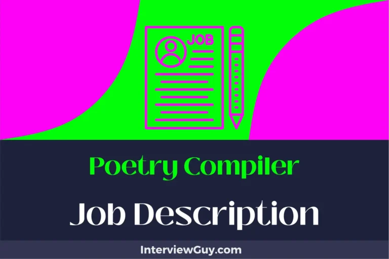 poetry compiler job description