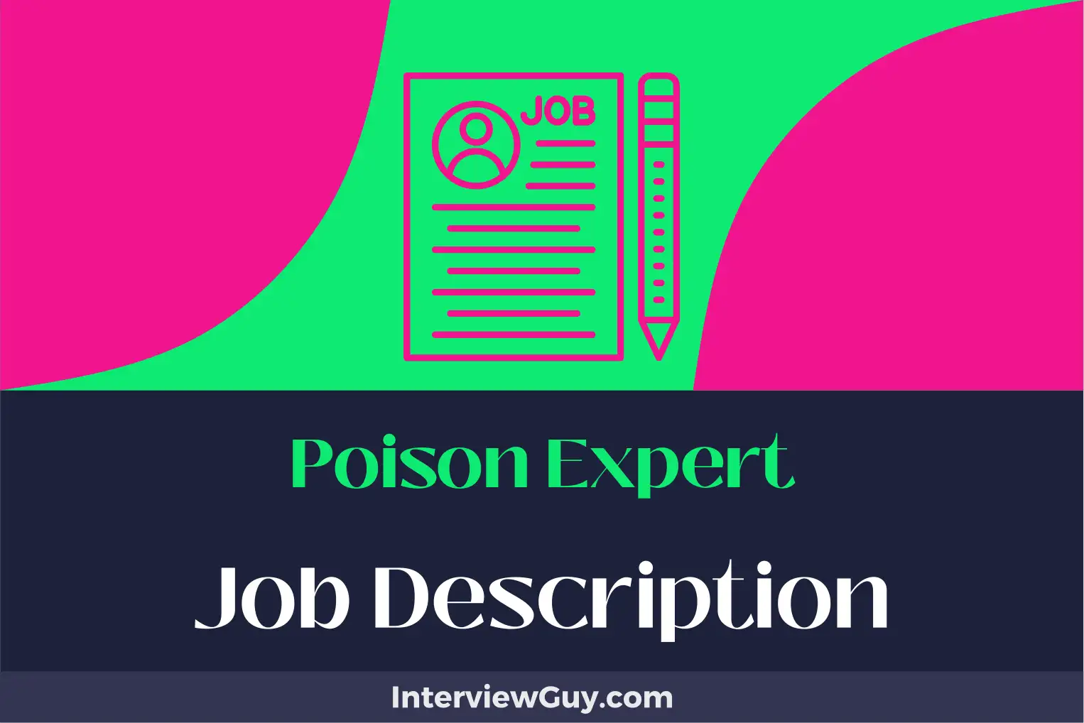 poison expert job description