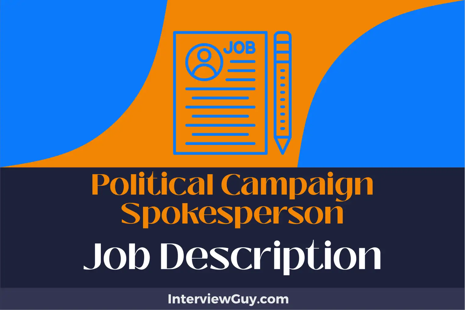 political campaign spokesperson job description