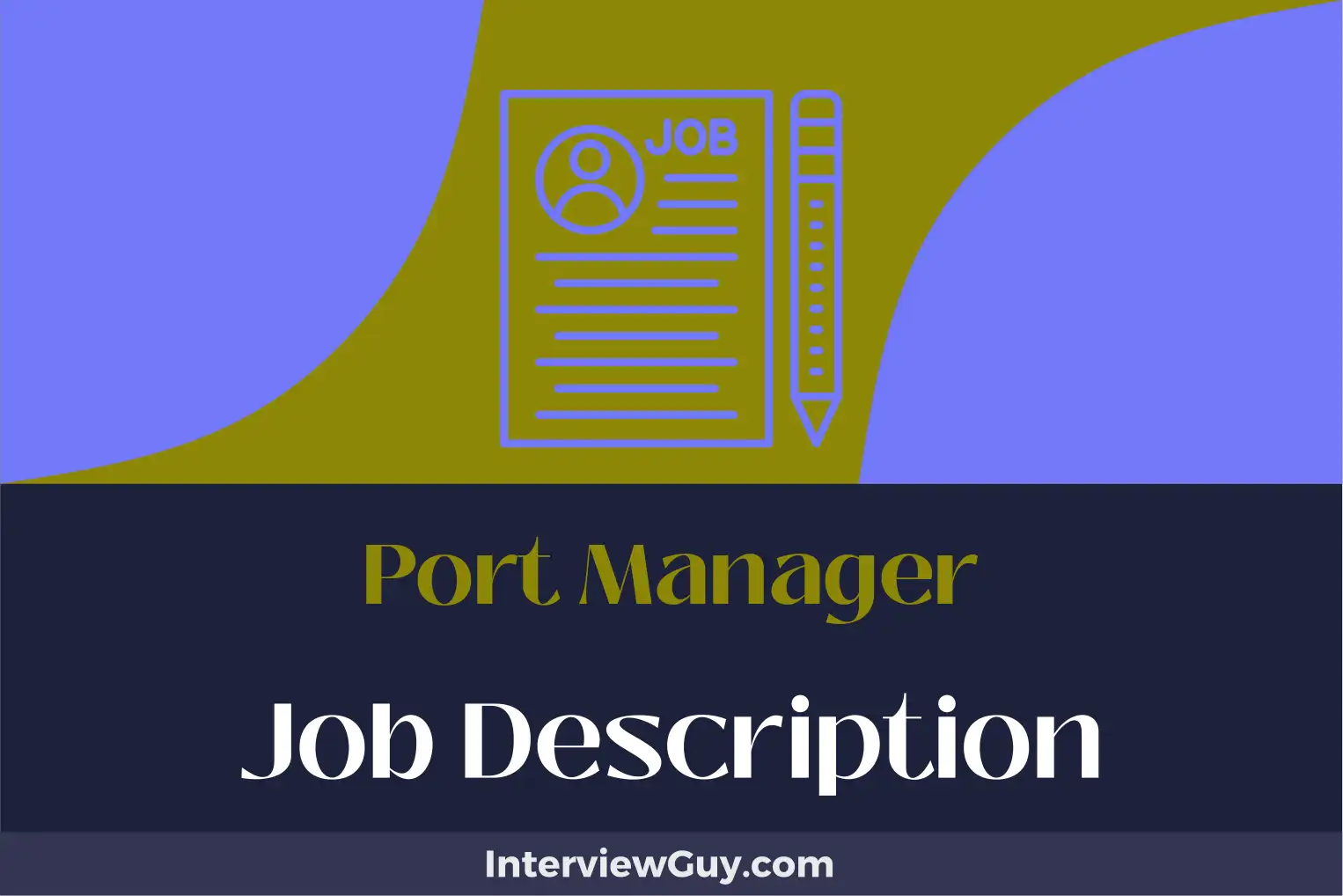 port manager job description
