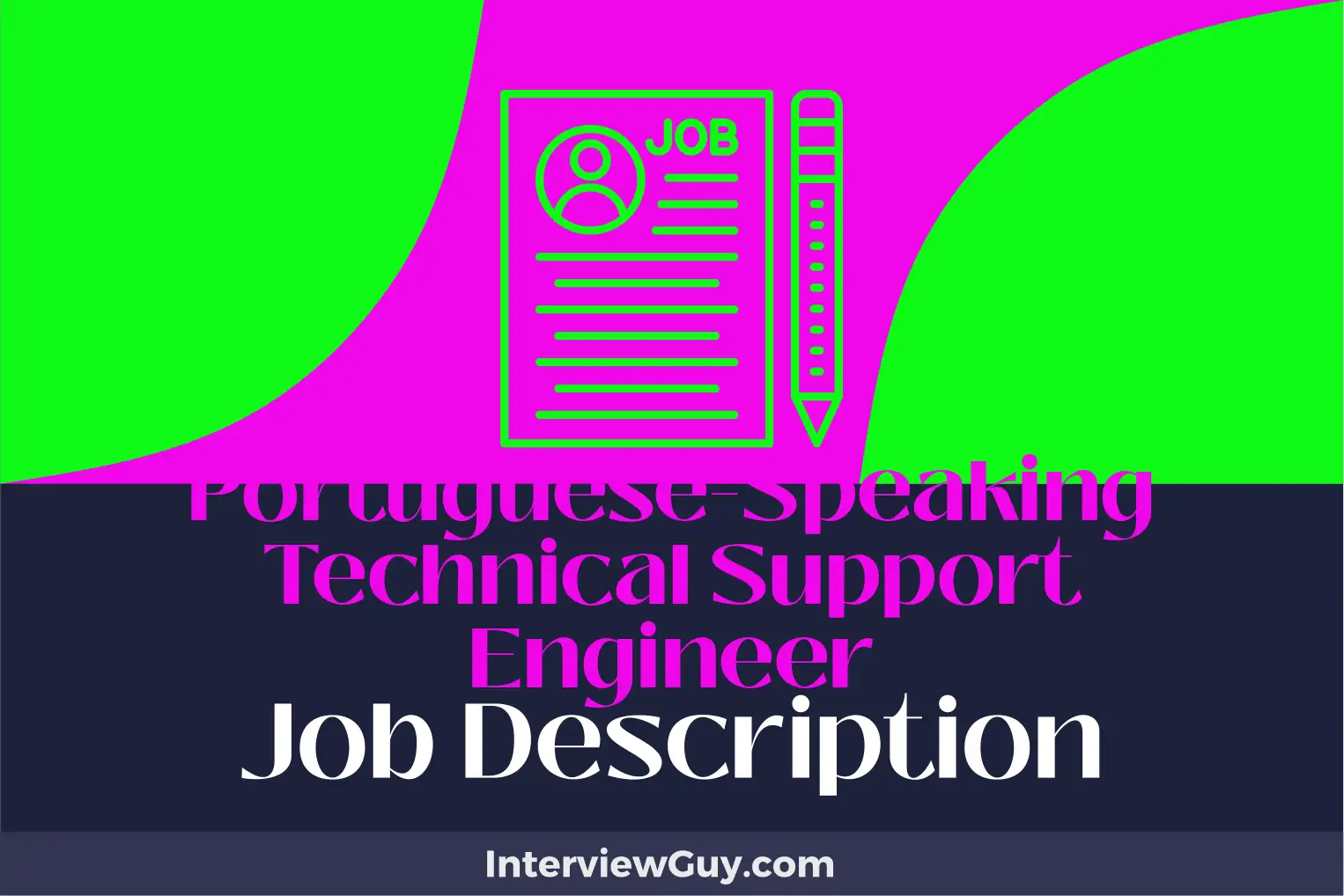 portuguese-speaking technical support engineer job description