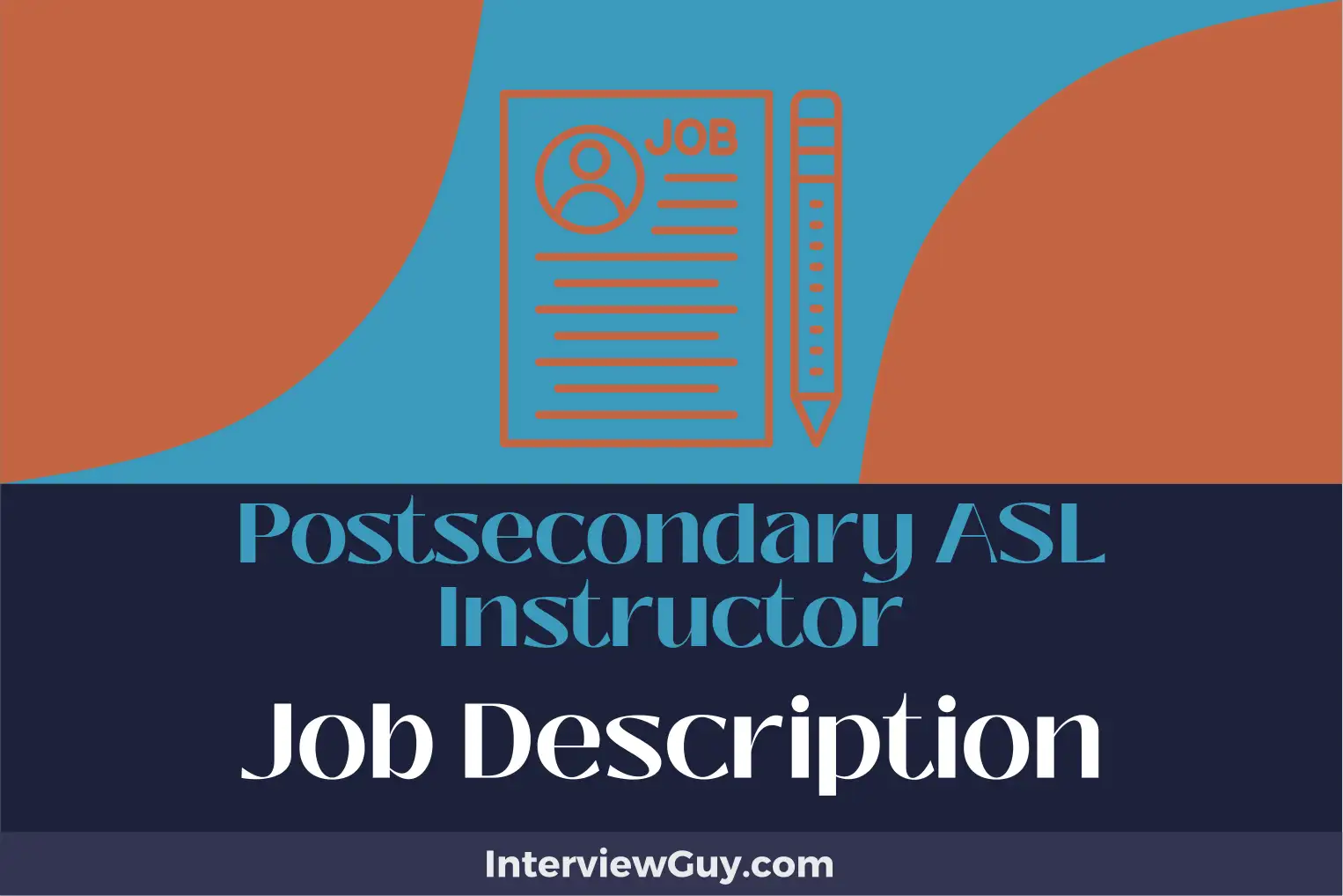 postsecondary asl instructor job description