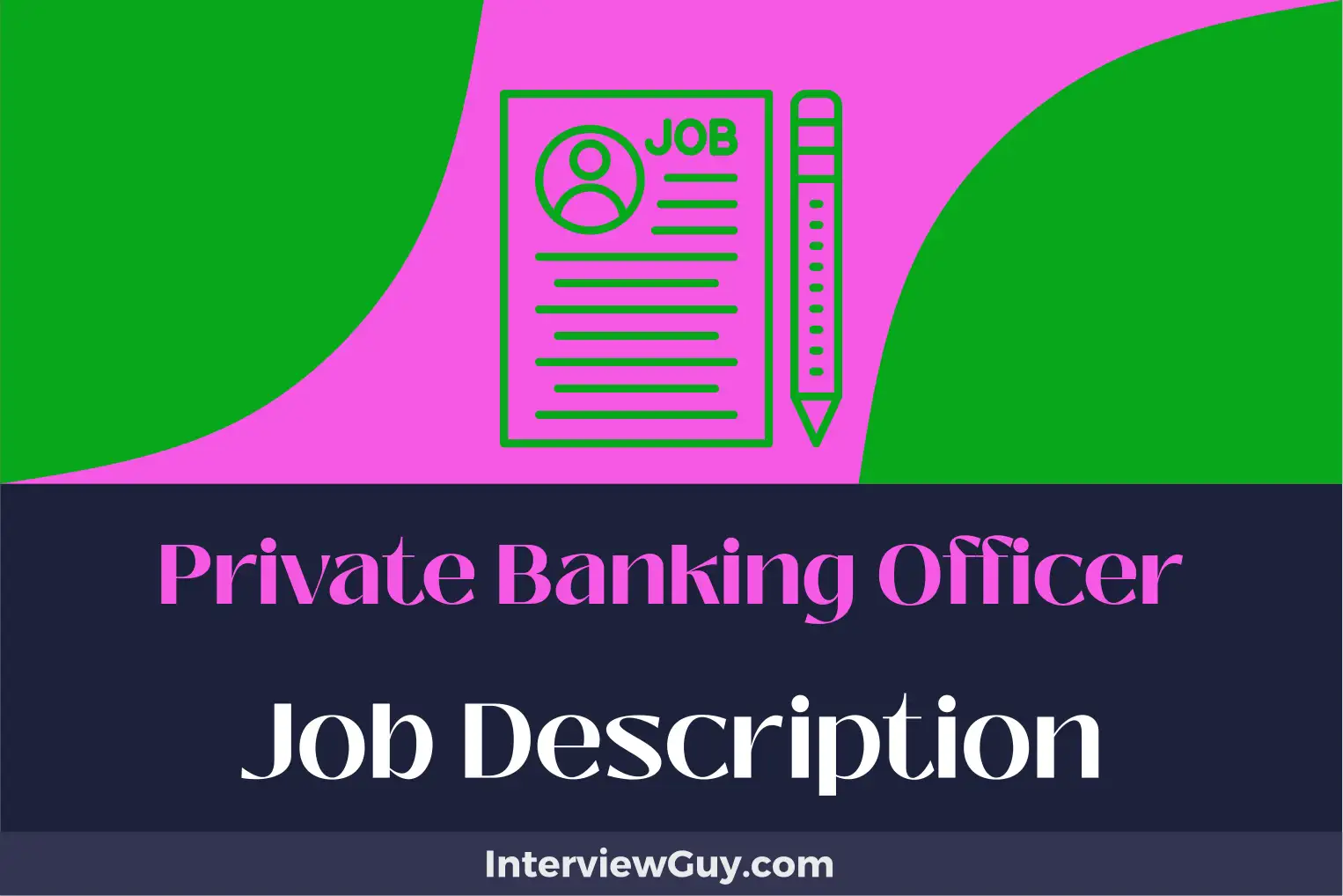 private banking officer job description