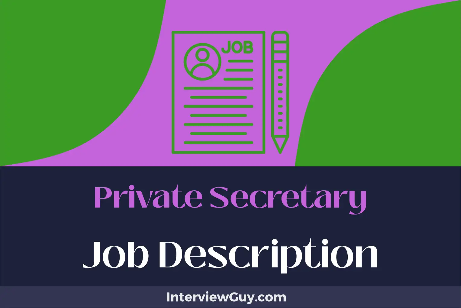 private secretary job description