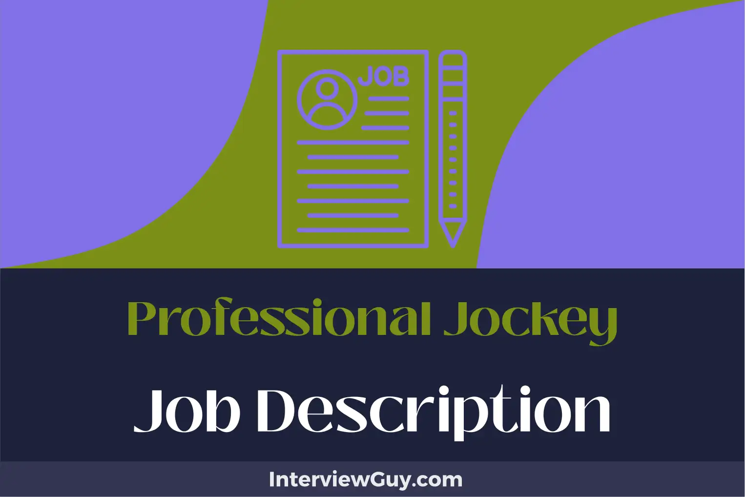 professional jockey job description