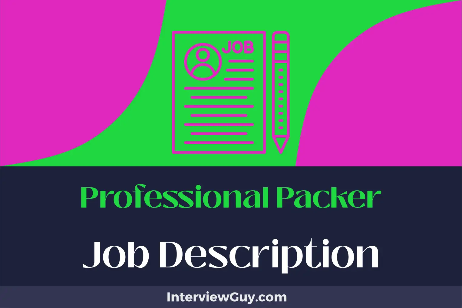 professional packer job description