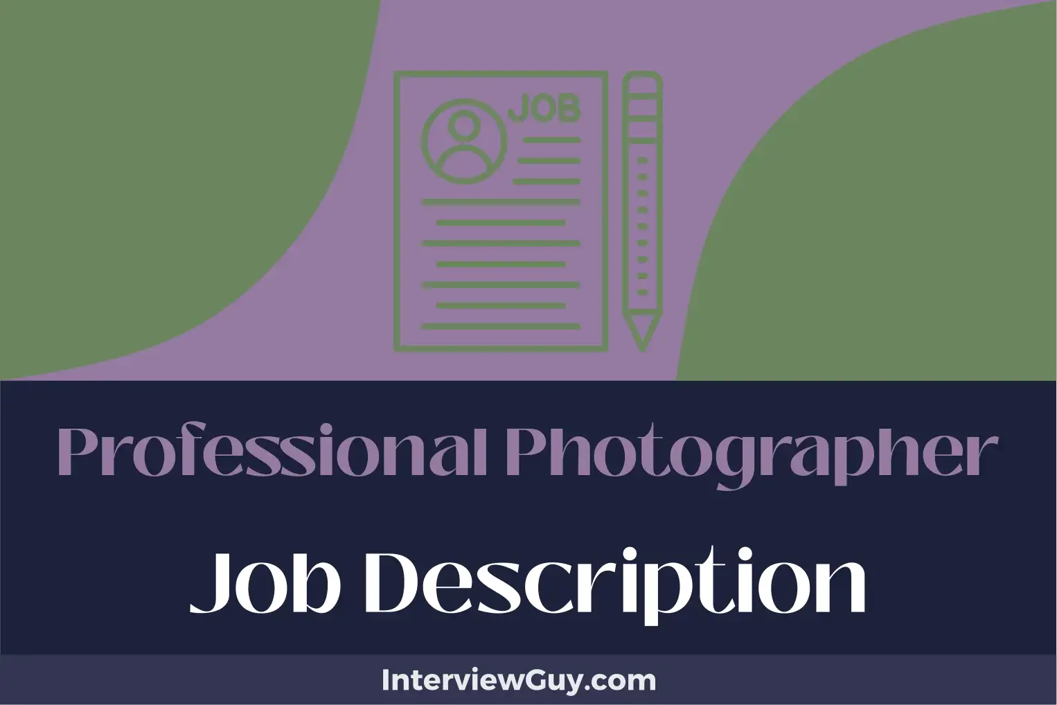 professional photographer job description