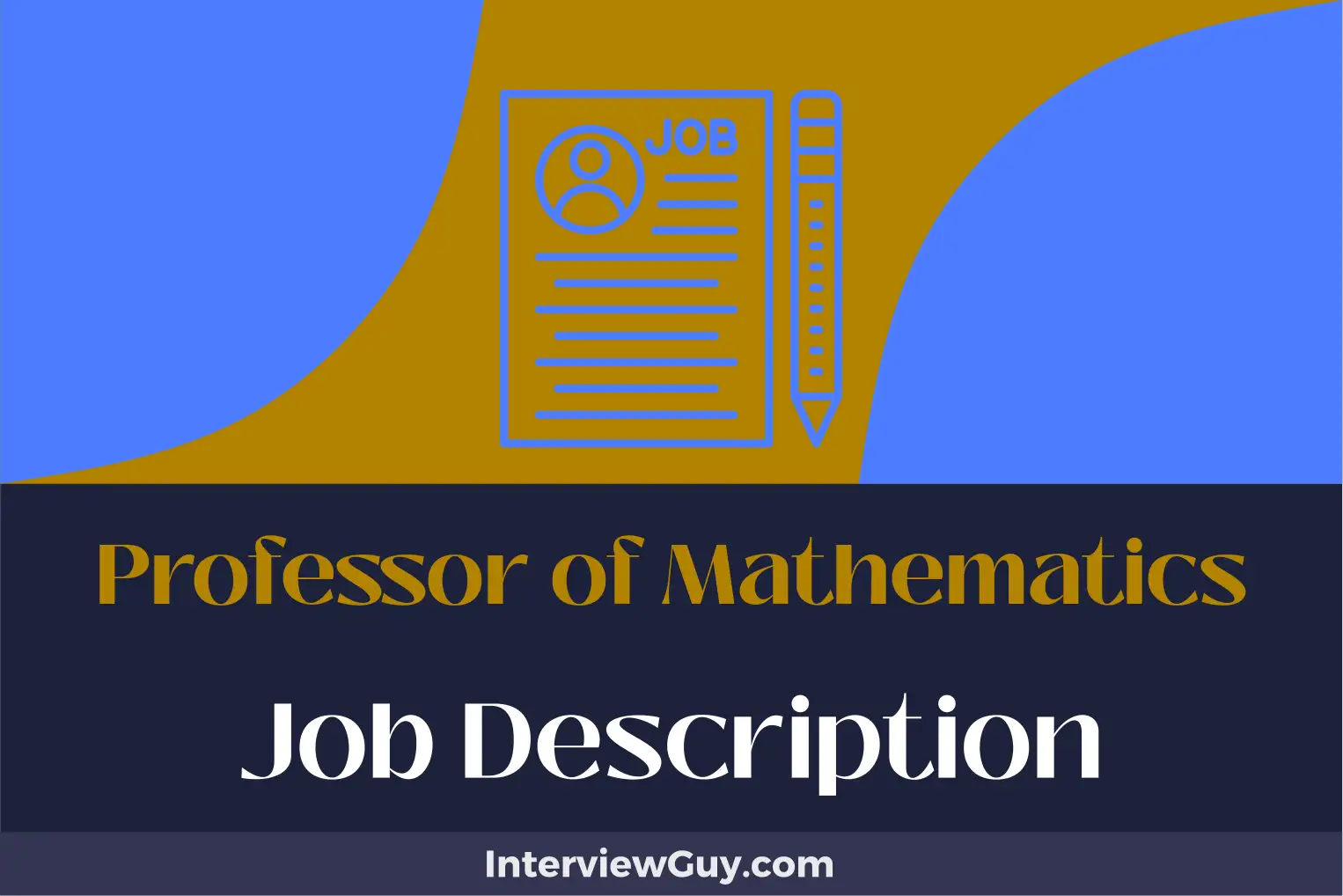 professor of mathematics job description