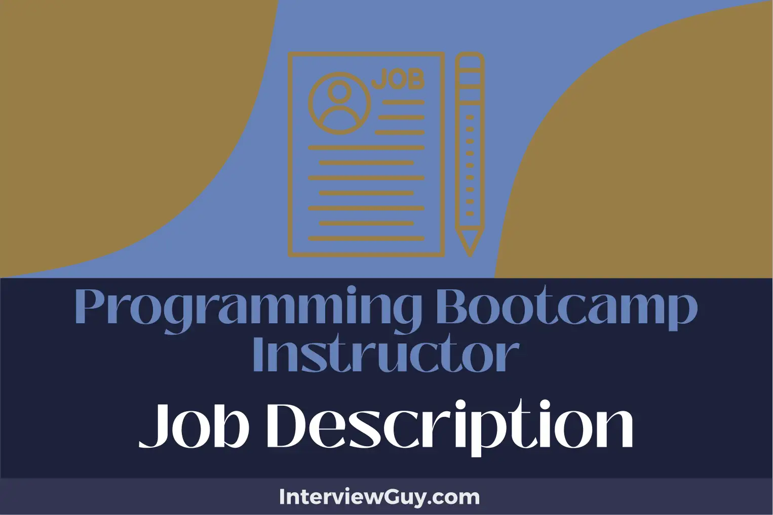 programming bootcamp instructor job description