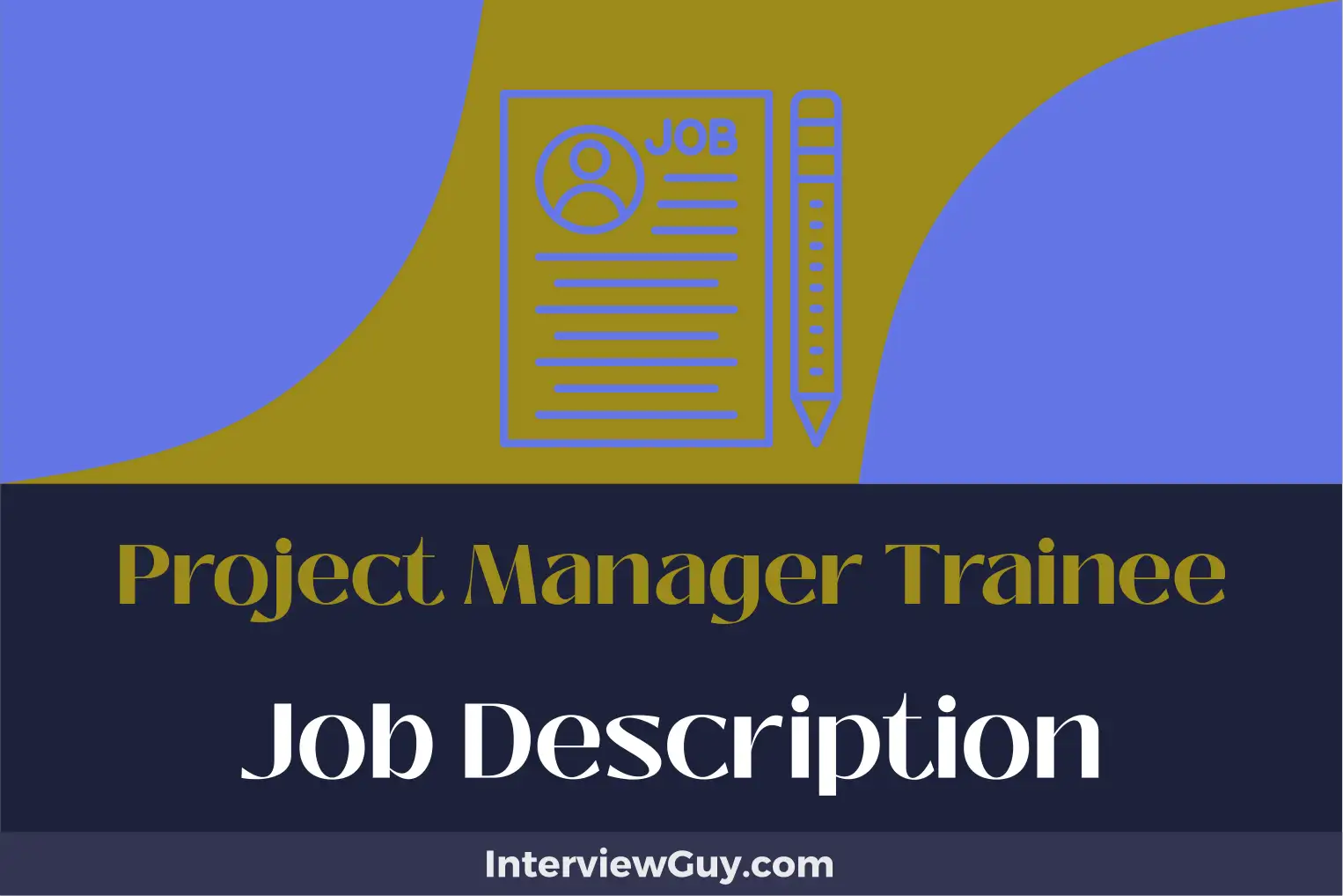 project manager trainee job description