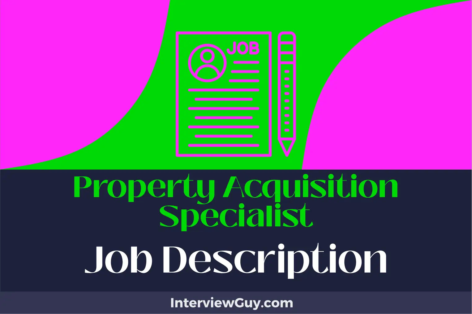 property acquisition specialist job description