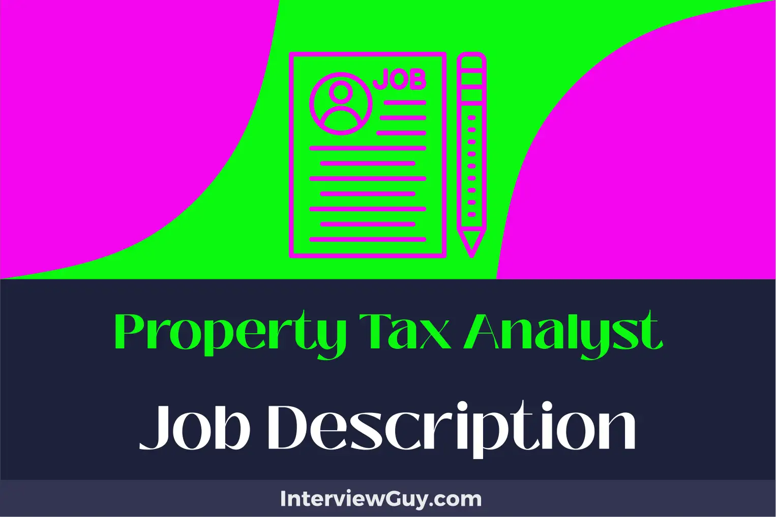 property tax analyst job description