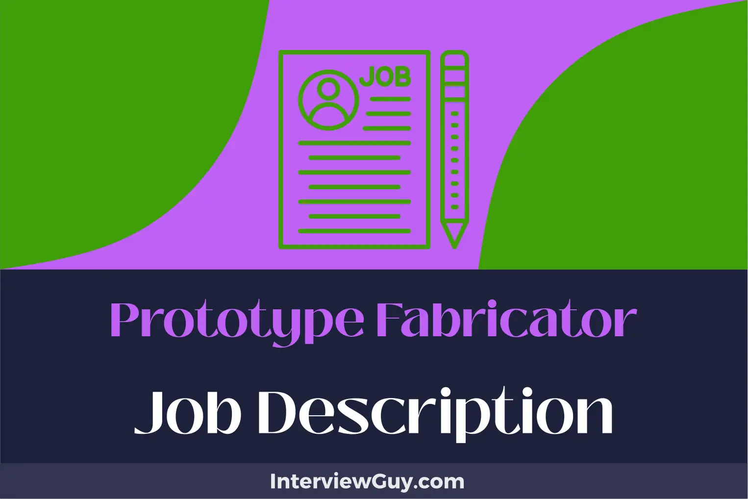prototype fabricator job description