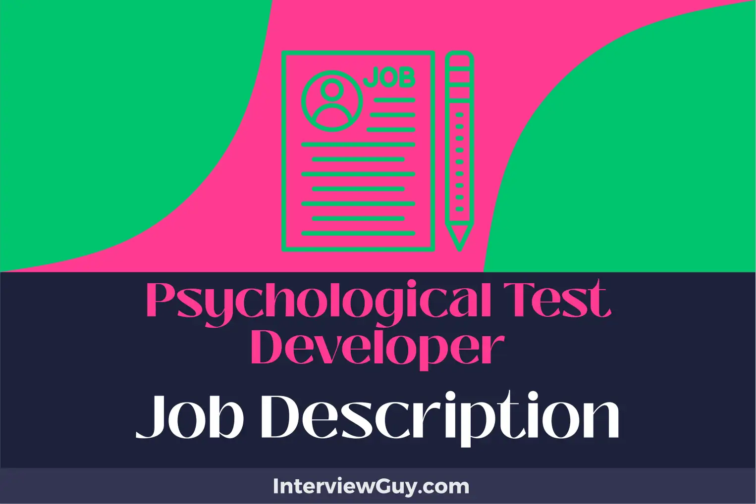 psychological test developer job description