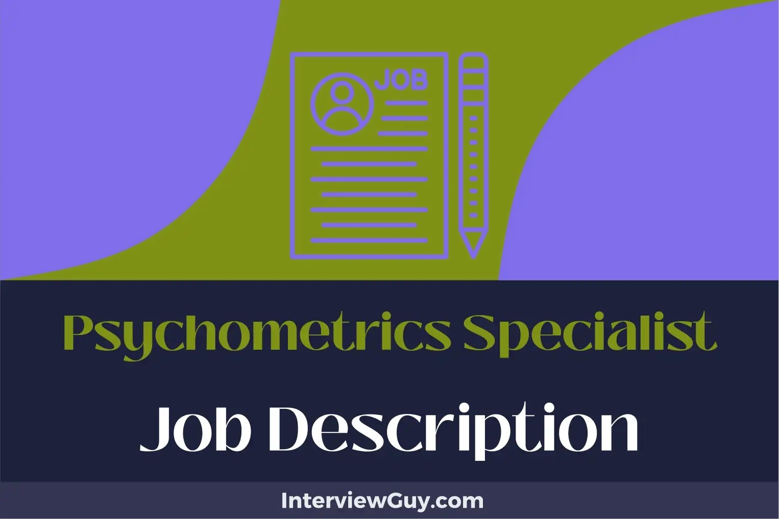psychometrics specialist job description
