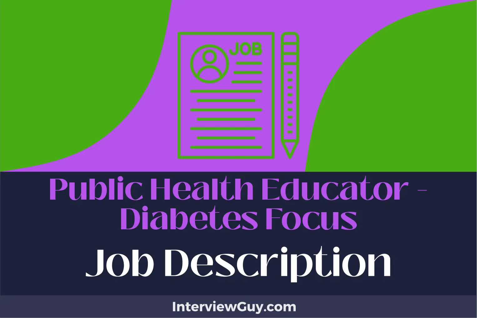 public health educator - diabetes focus job description