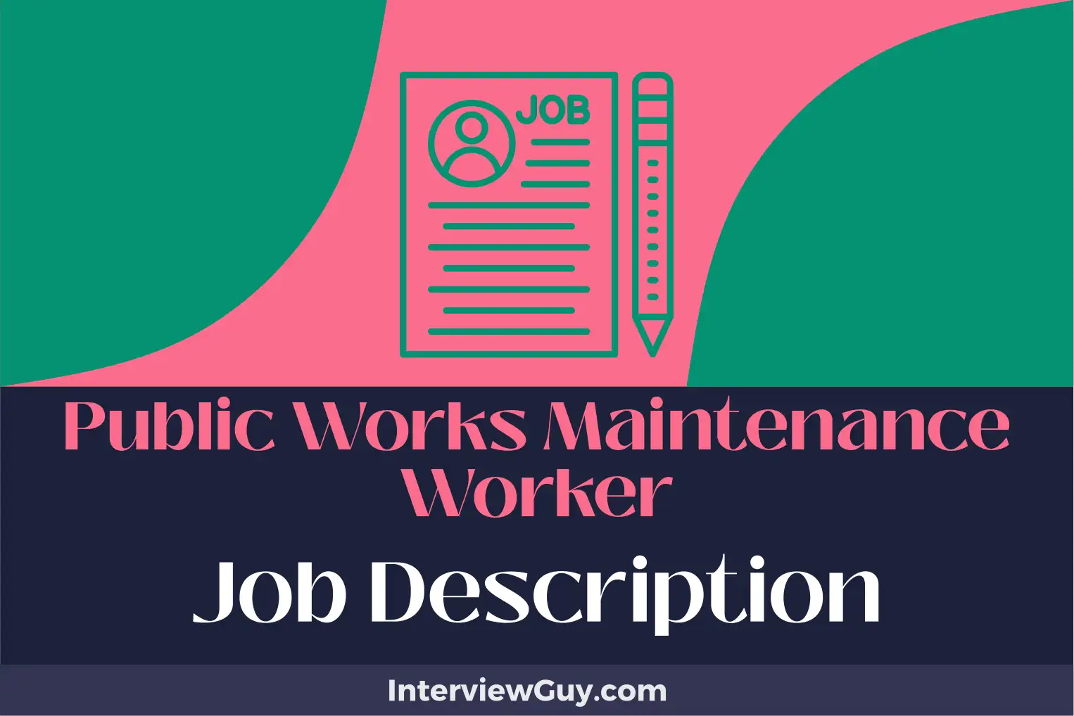 public works maintenance worker job description
