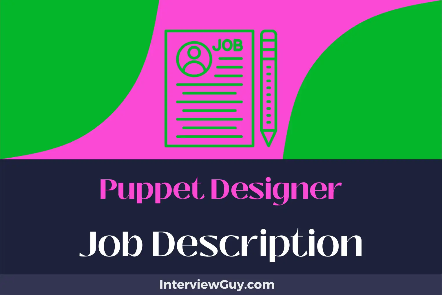 puppet designer job description