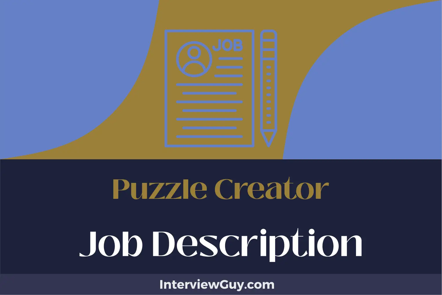 puzzle creator job description