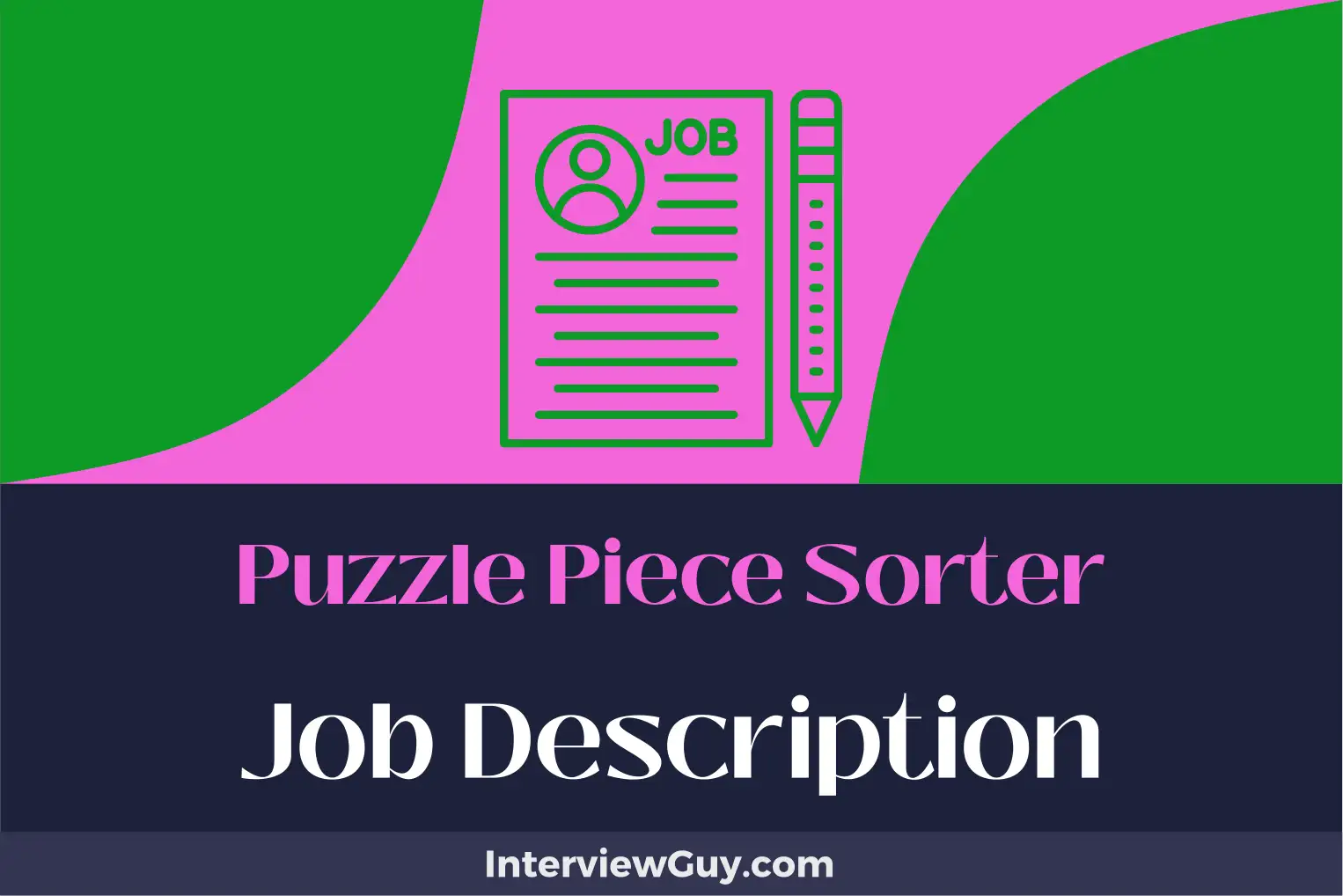 puzzle piece sorter job description