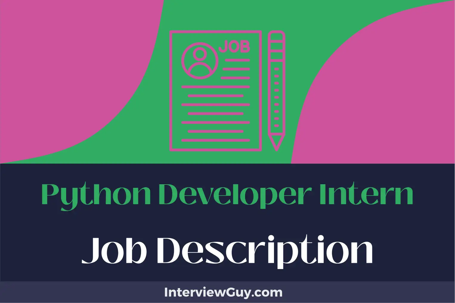 python developer intern job description