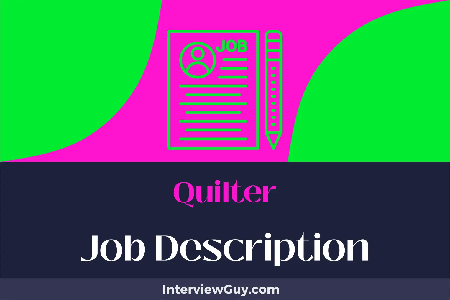 quilter job description