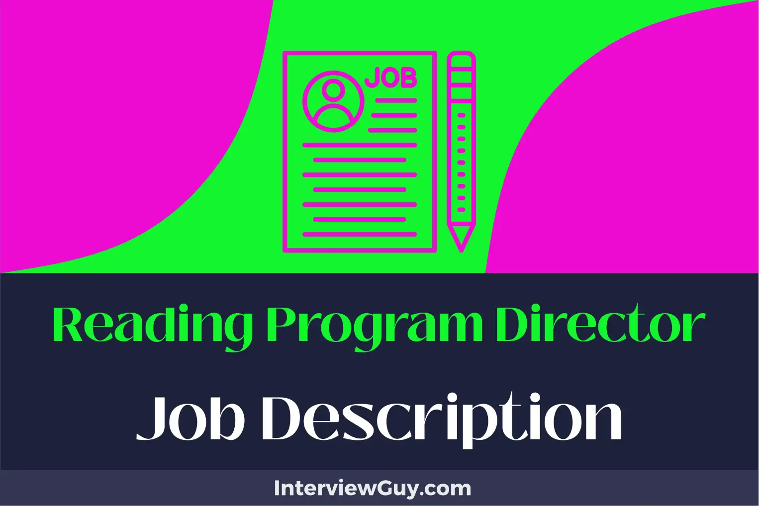 reading program director job description