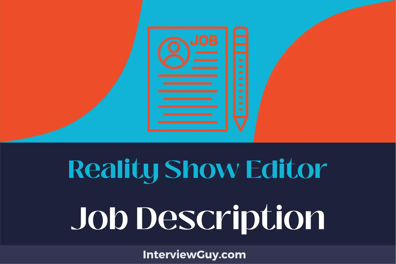 reality show editor job description