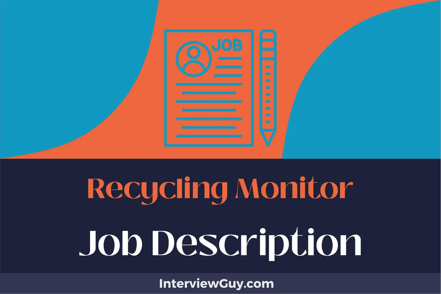 recycling monitor job description