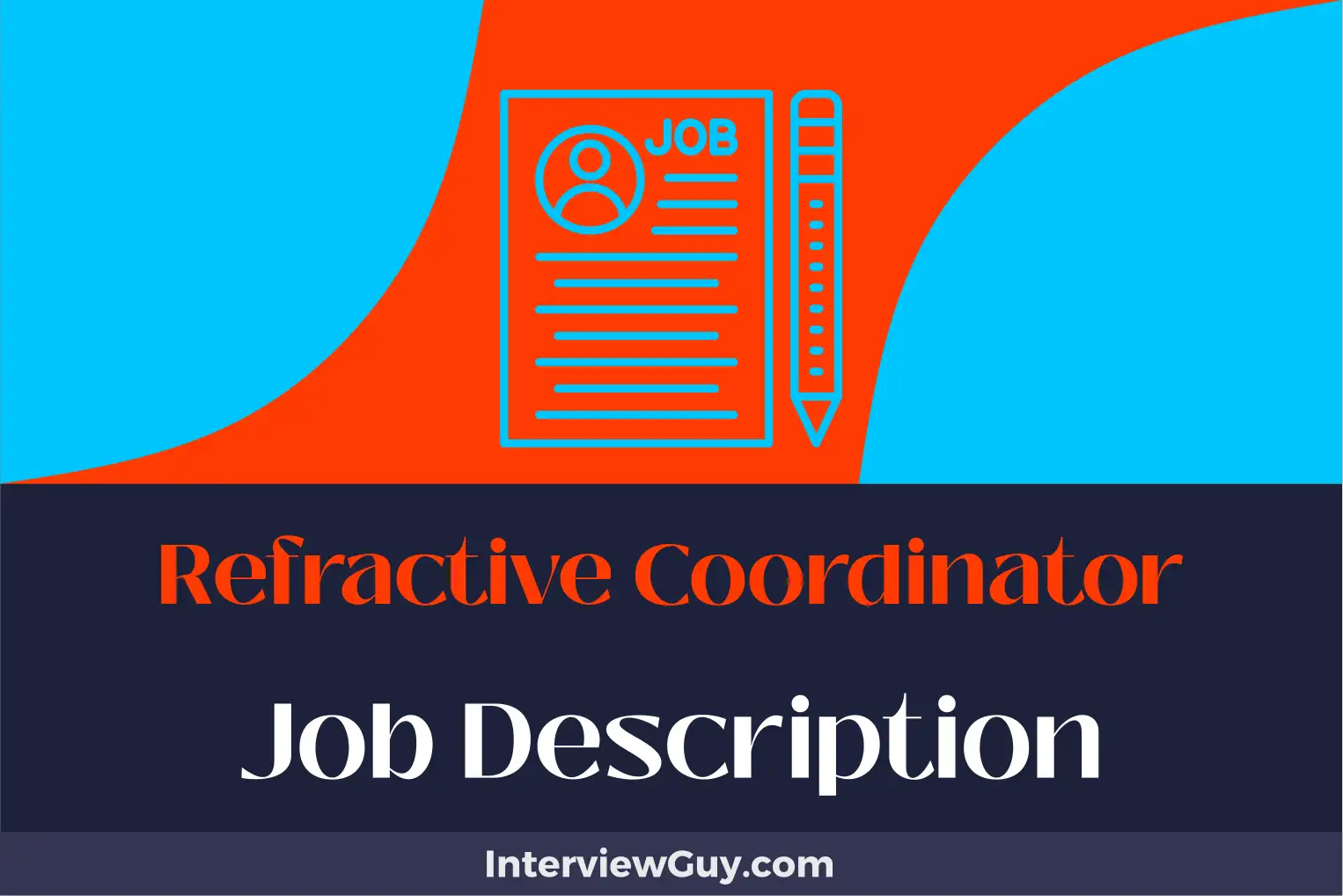 refractive coordinator job description