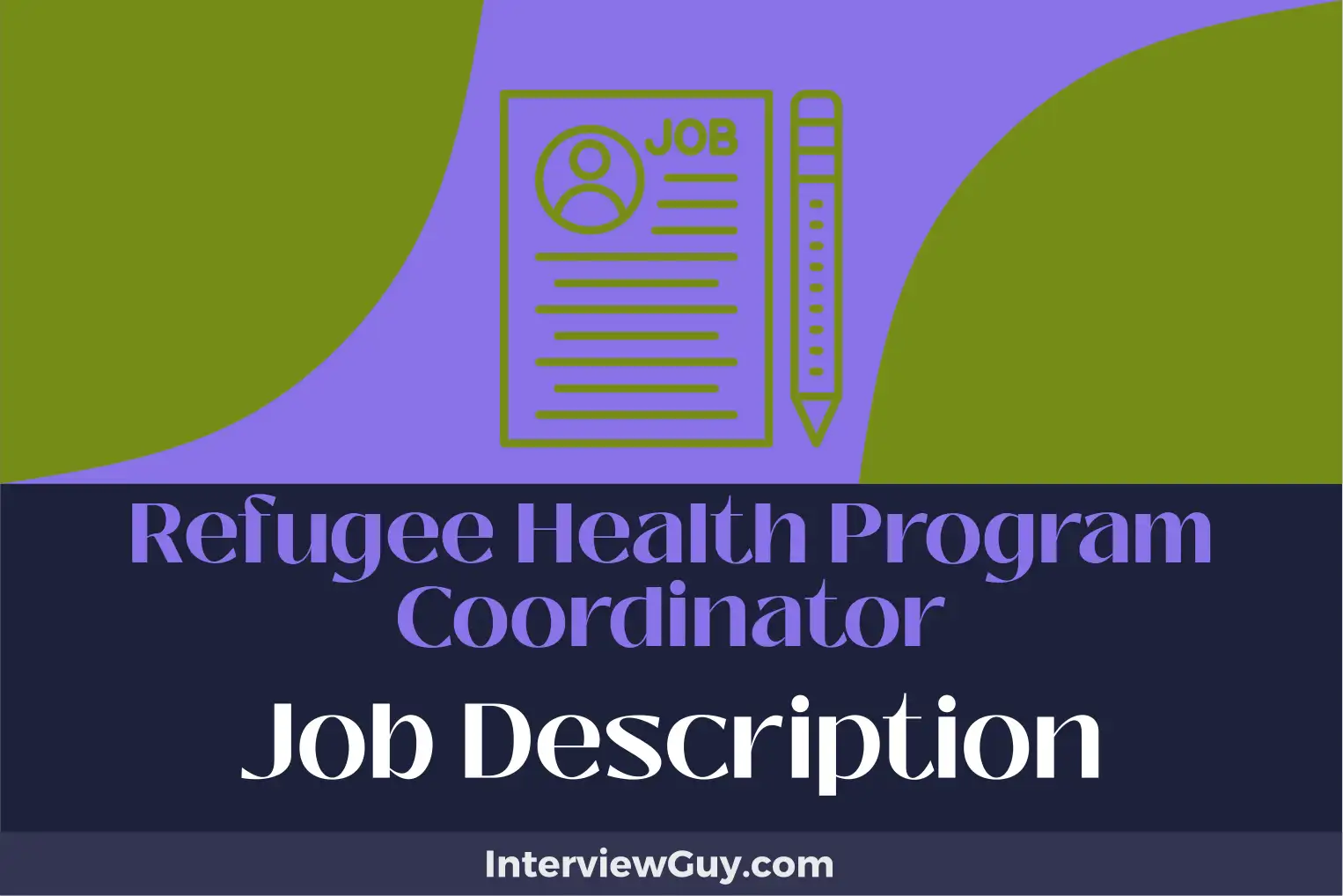 refugee health program coordinator job description