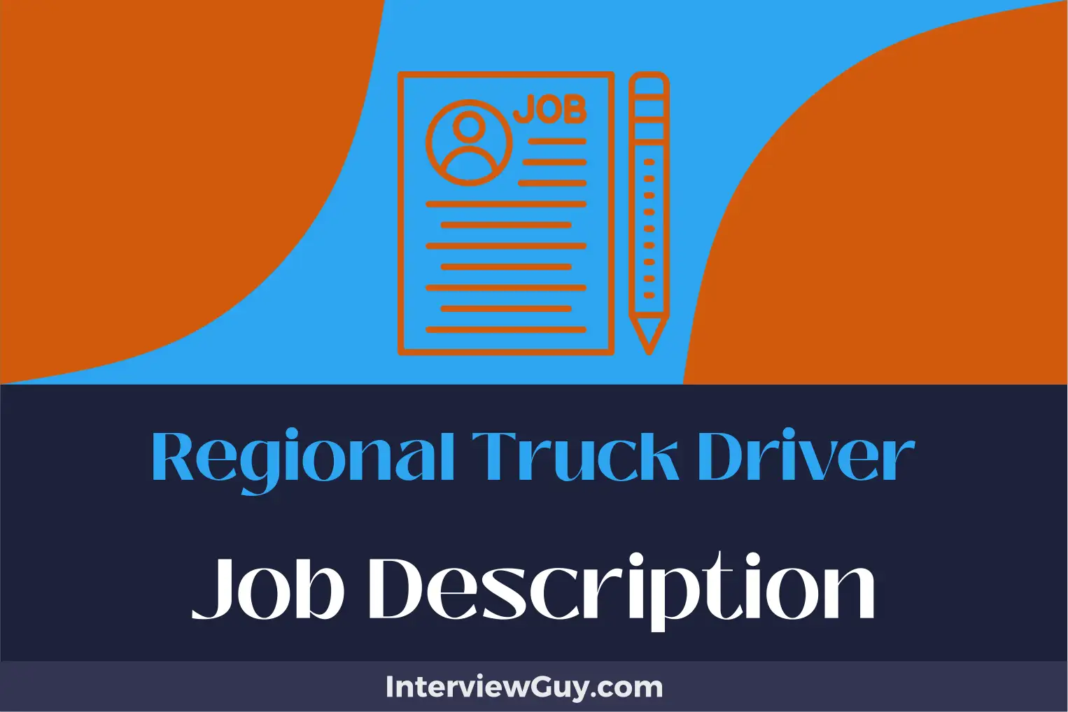 regional truck driver job description