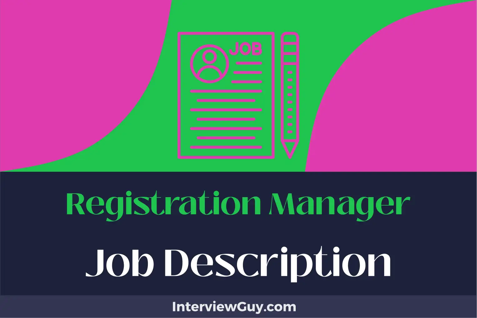 registration manager job description