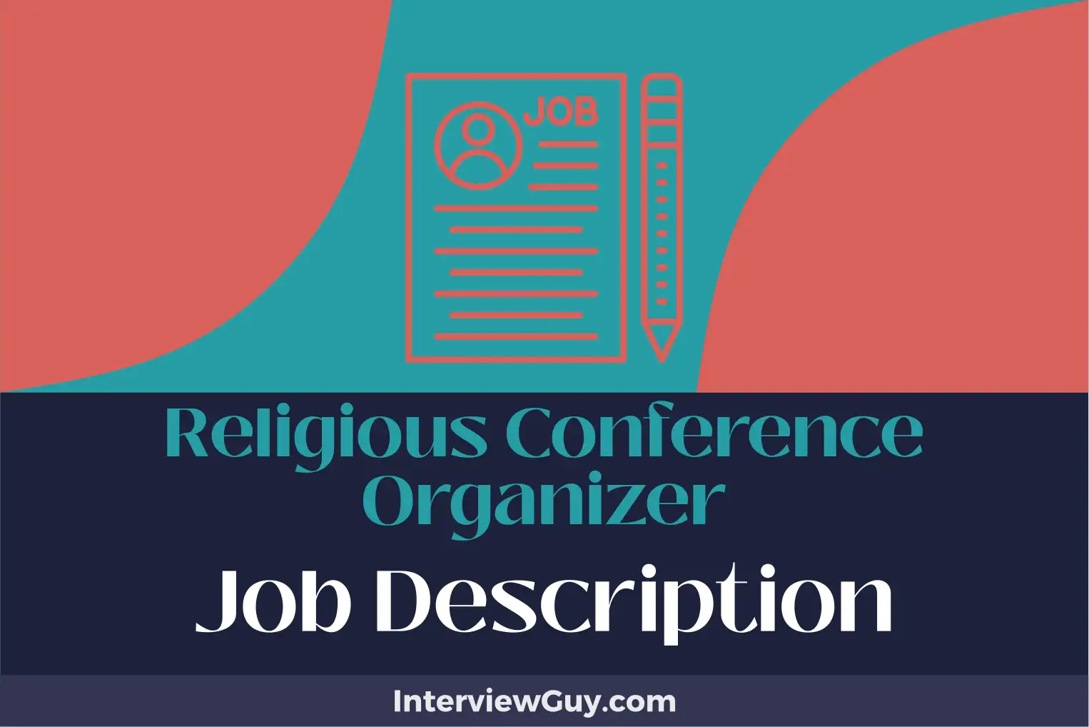 religious conference organizer job description