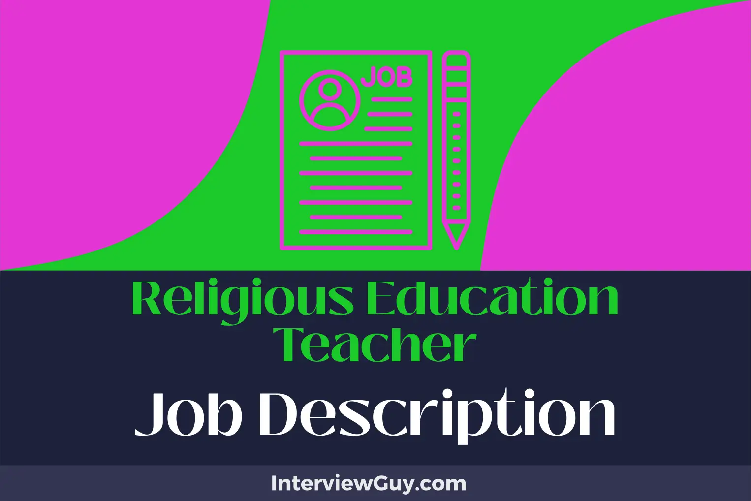 religious education teacher job description