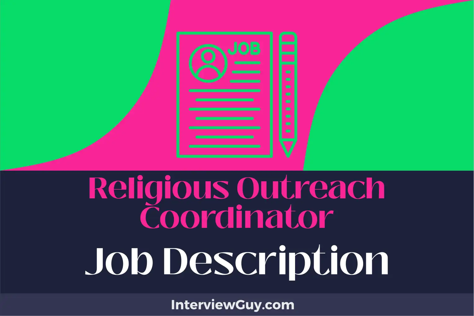 religious outreach coordinator job description