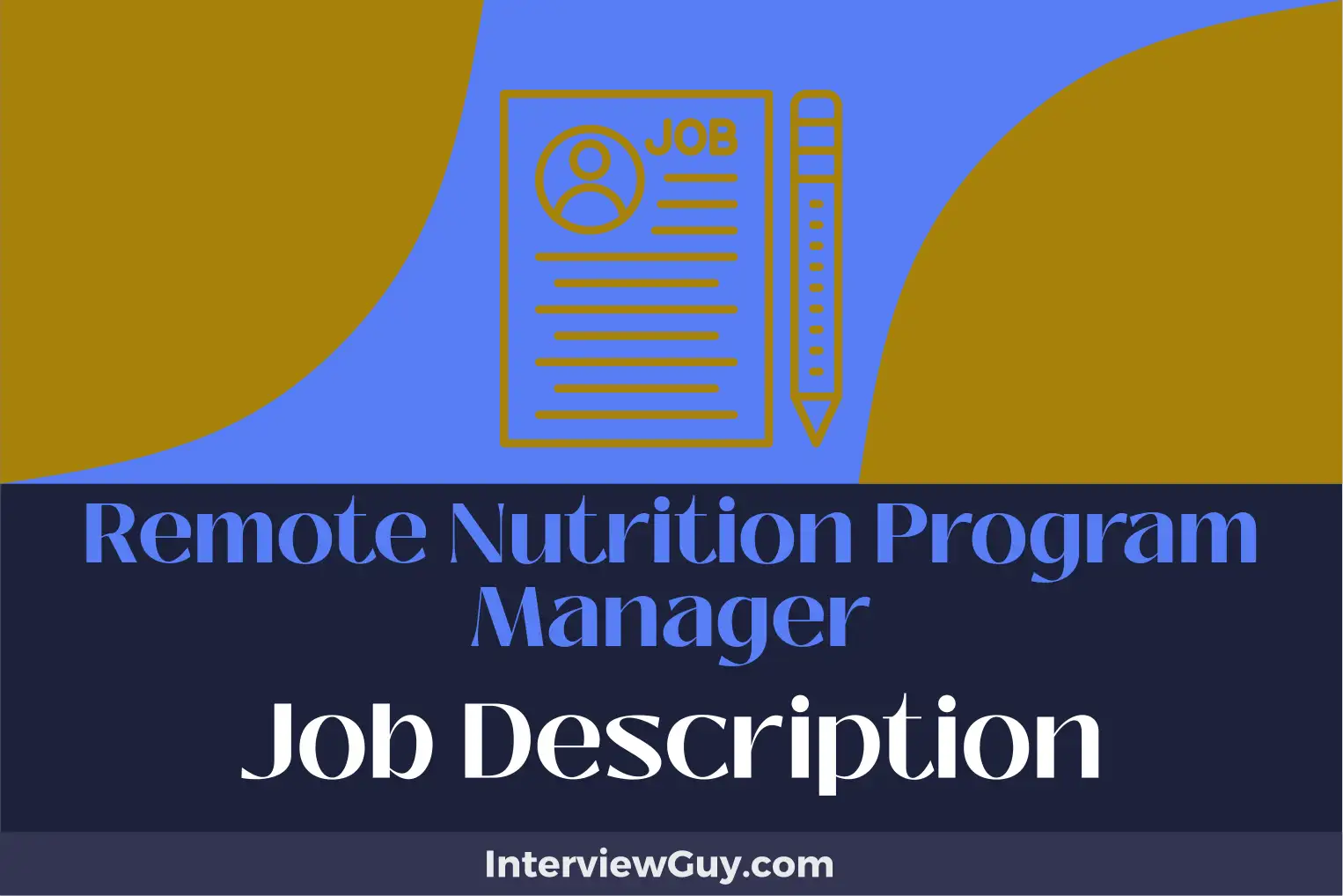 remote nutrition program manager job description